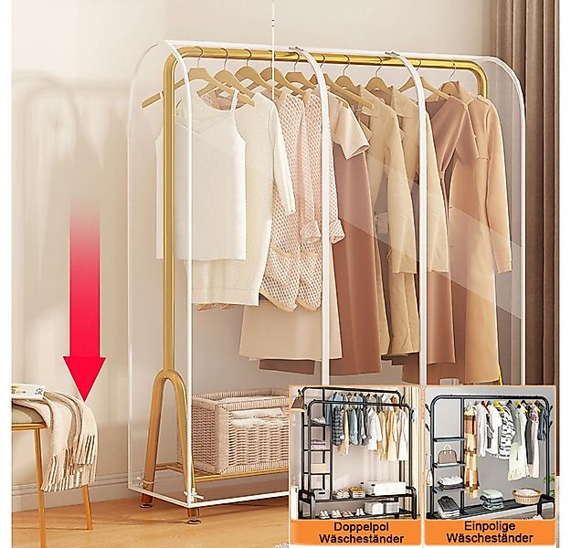 QUBEBU Kleiderständer Organizer Staubschutz Kleidersack Abdeckung Kleidersc günstig online kaufen