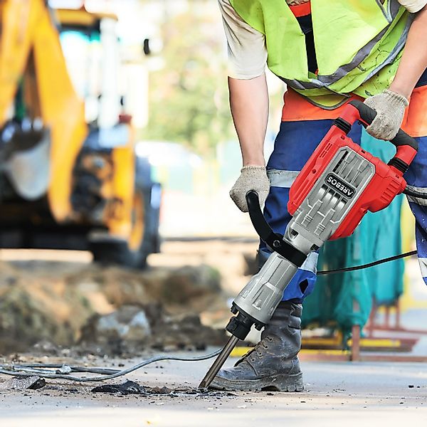 Arebos Abbruchhammer Schlaghammer 1700W, 60 Joule, günstig online kaufen