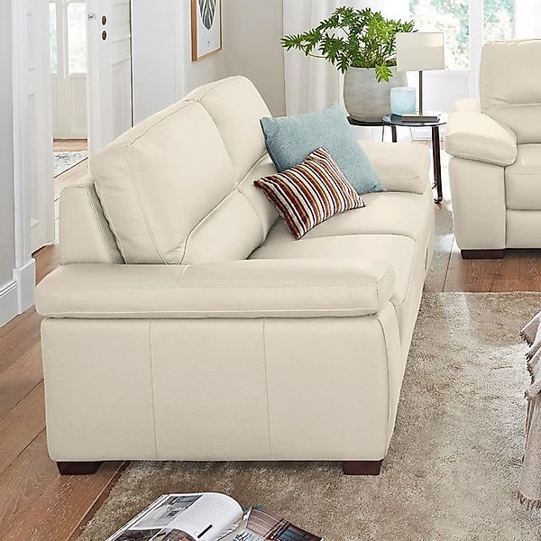 CALIA ITALIA 3-Sitzer »Gaia, hochwertiges Ledersofa mit erstklassigem Sitzk günstig online kaufen