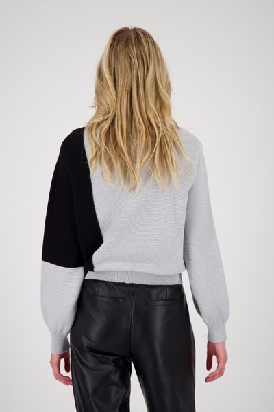 Monari Strickpullover Pullover Colorblock + Schmuck günstig online kaufen