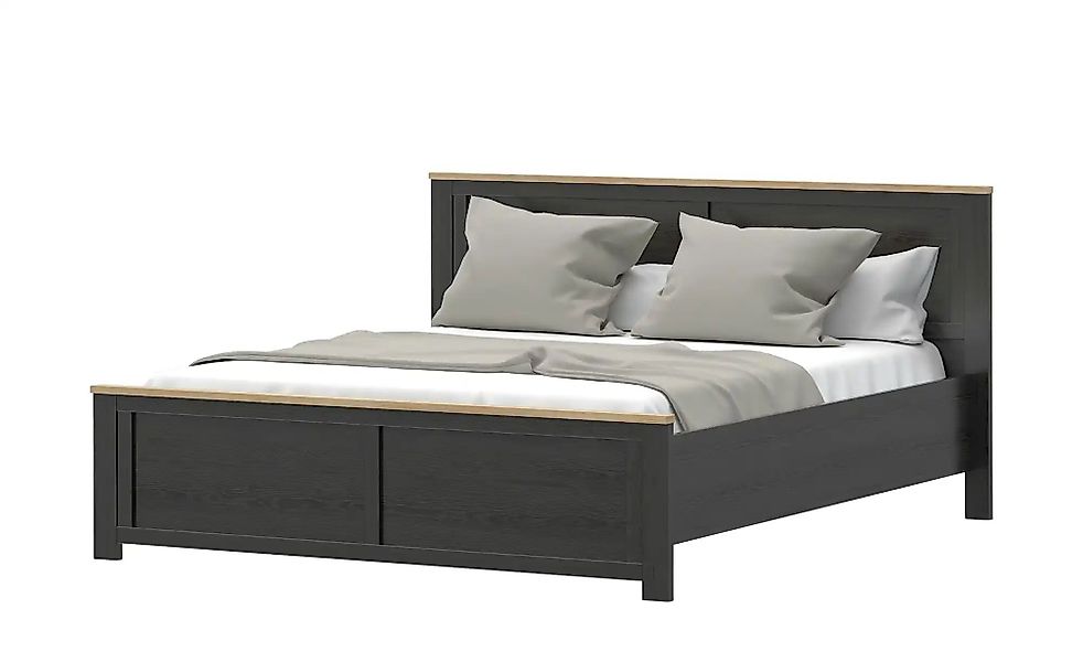 Doppelbett  Toneo ¦ schwarz ¦ Maße (cm): B: 198 H: 103 Betten > Bettgestell günstig online kaufen