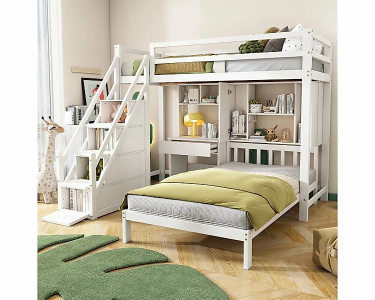 autolock Kinderbett Etagenbett,Doppelbett,multifunktionales Kinderbett, Sta günstig online kaufen