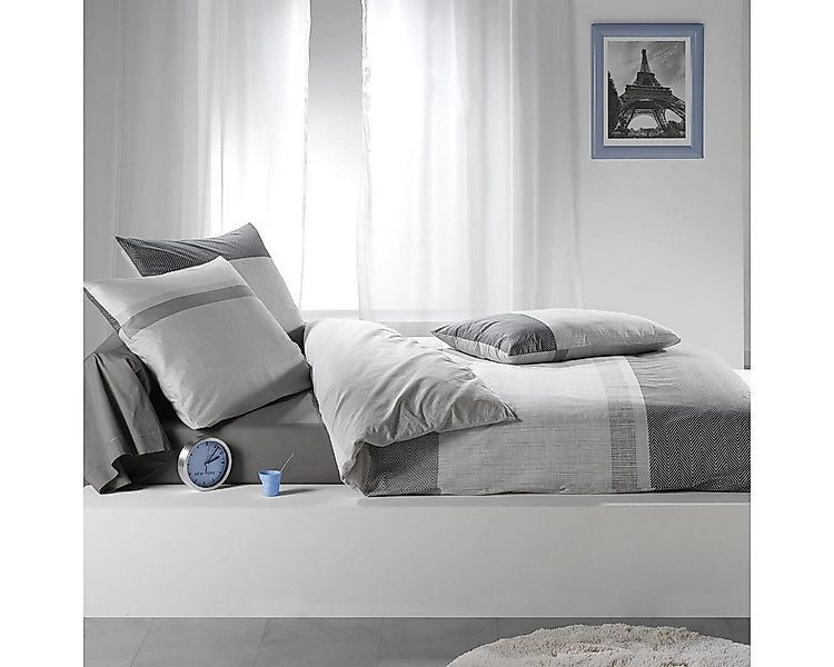 TRAUMSCHLAF Bettwäsche Spencer, Renforce, 3 teilig, zeitloses Streifendesig günstig online kaufen