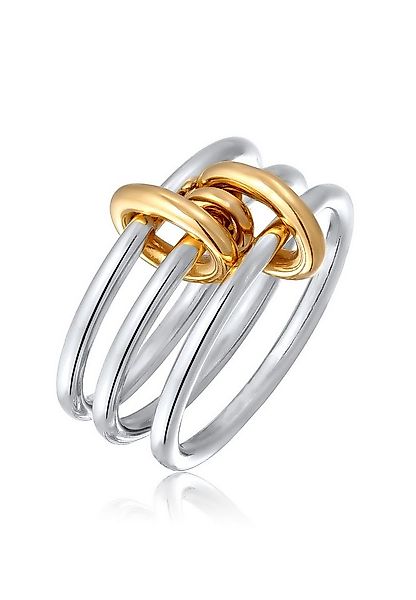 Elli Fingerring Bandring Stapellook 925 Sterling Silber günstig online kaufen