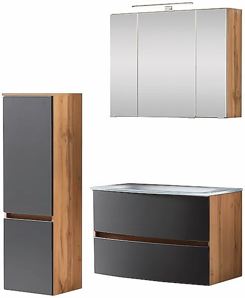 welltime Badezimmer-Set »Kaunas« Set, 3 Stk. tlg. günstig online kaufen