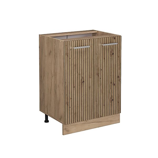 Vicco Küchenunterschrank R-Line Artisan-Eiche/Goldkraft Eiche 60 cm ohne Ar günstig online kaufen
