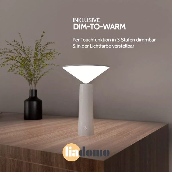 Liadomo LED Tischleuchte Onila, Touchfunktion, LED günstig online kaufen