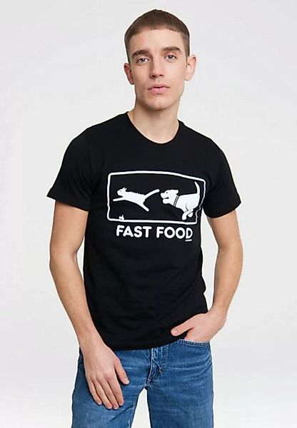 LOGOSHIRT T-Shirt FAST FOOD mit lustigem Print günstig online kaufen