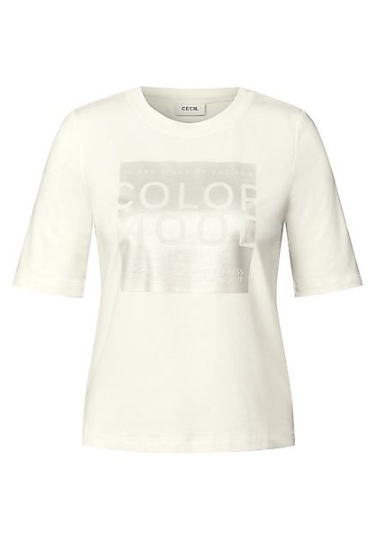 CECIL T-Shirt TOS Terry Satin FP T-Shirt günstig online kaufen