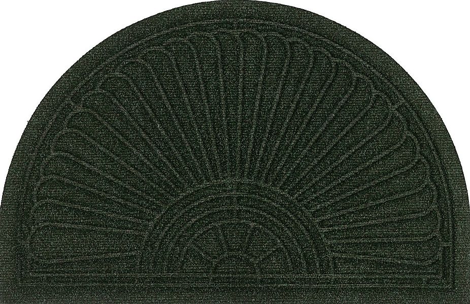 wash+dry by Kleen-Tex Fußmatte Halfmoon midnight green, rechteckig, Höhe: 8 günstig online kaufen