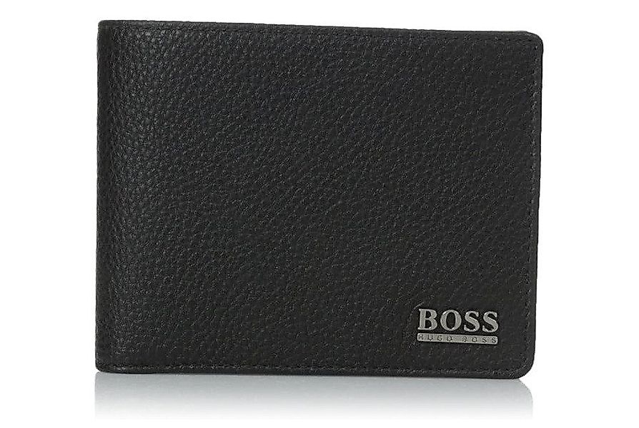 BOSS Geldbörse MONAD Herren Portemonnaie mit silbernem Emblem, Karten- und günstig online kaufen