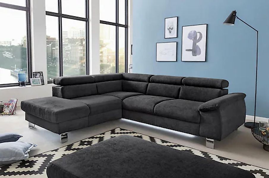 COTTA Polstergarnitur »Komaris L-Form«, (Set), Set bestehend aus: Ecksofa m günstig online kaufen