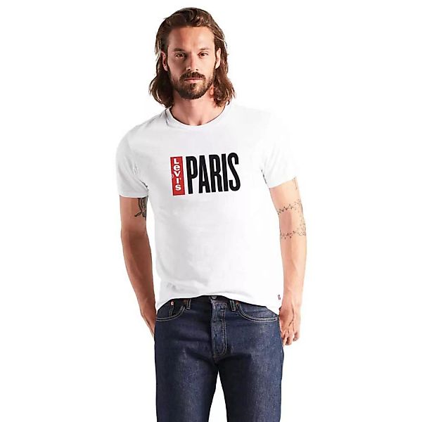 Levi´s ® Destination Tab T2 Kurzarm T-shirt XS Paris City günstig online kaufen