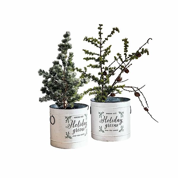Mirabeau Tischvase Übertopf 2er Set Holiday günstig online kaufen