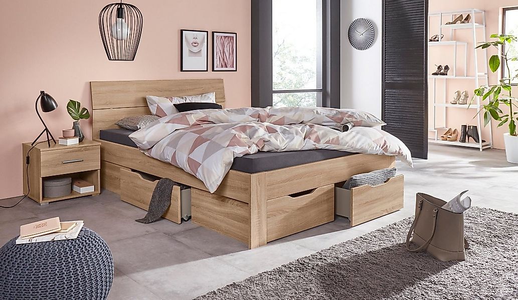 rauch Bett Einzelbett Doppelbett Stauraum FLEXX Breiten 90/140/180 cm, Einz günstig online kaufen