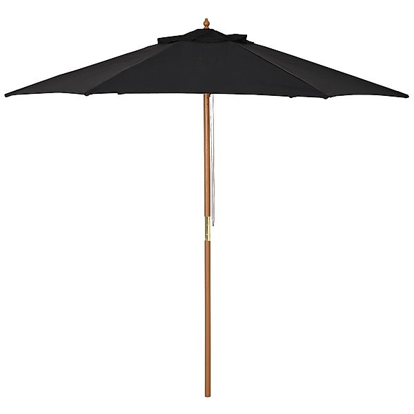 Outsunny Sonnenschirm mit Seilzugmechanismus, LxB: 250x250 günstig online kaufen