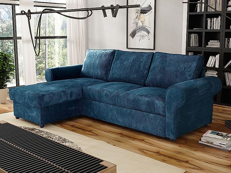 MIRJAN24 Ecksofa Monaco Cord, mit Schlaffunktion günstig online kaufen