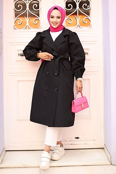 MİSSKAYLE Trenchcoat Gefalteter Schulter Trenchcoat günstig online kaufen