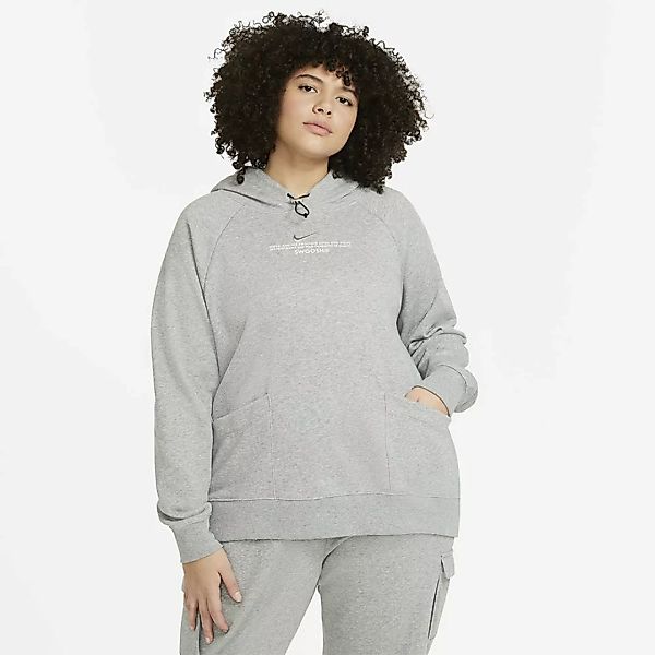 Nike Sportswear Swoosh Kapuzenpullover XS Dark Grey Heather / White günstig online kaufen
