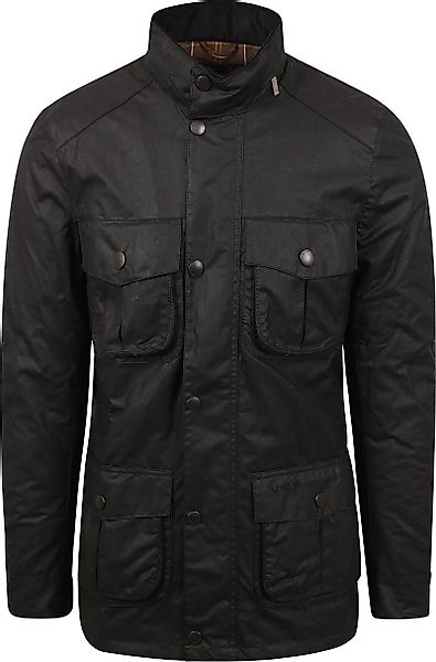 Barbour Corbridge Wachsjacke Schwarz - Größe XXL günstig online kaufen