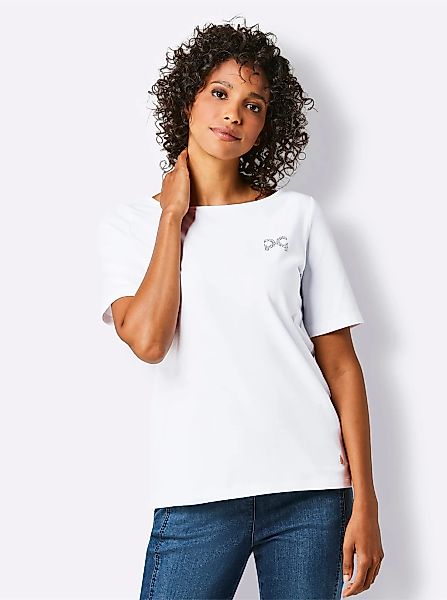 CREATION L PREMIUM Kurzarmshirt "Pima-Baumwoll-Shirt", (1 tlg.) günstig online kaufen