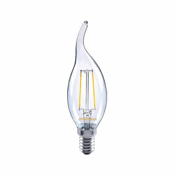 LED-Kerzenlampe E14 ToLEDo 2,5W 827 klar, Windstoß günstig online kaufen