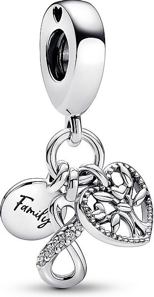 Pandora Kettenanhänger Pandora Family Infinity Triple Charm-Anhänger 792201 günstig online kaufen