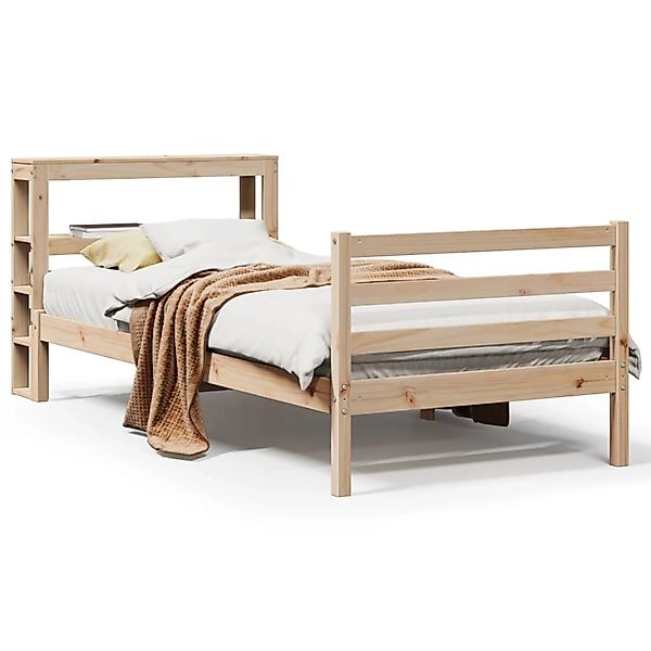 vidaXL Massivholzbett ohne Matratze 75x190 cm Kiefernholz 3305810 günstig online kaufen