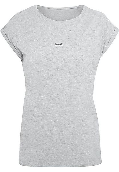 Merchcode T-Shirt Merchcode Damen Ladies Love Extended Shoulder Tee (1-tlg) günstig online kaufen