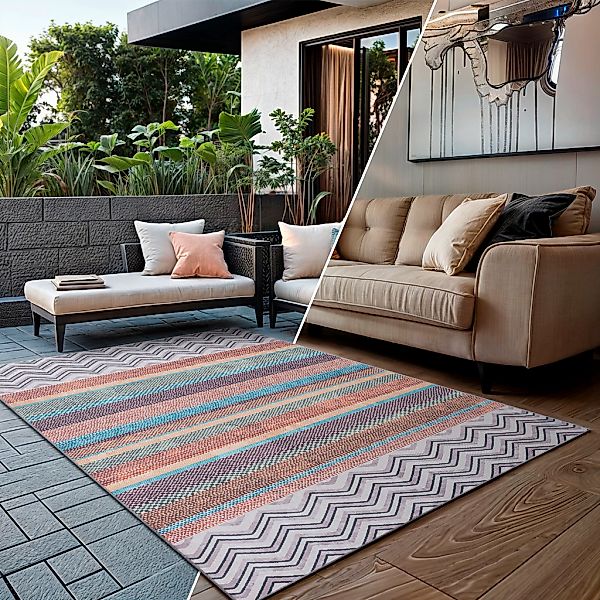 OTTO home Teppich "Rheya, LAGERRÄUMUNG" rechteckig 8 mm Höhe Flachgewebe, m günstig online kaufen