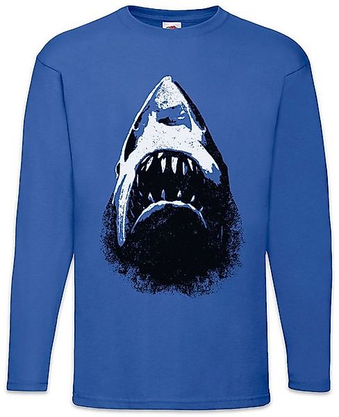 Urban Backwoods Langarmshirt Shark Face Langarm T-Shirt Hai Jaws Sharks Gee günstig online kaufen