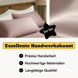 Seralino Seitenschläferkissenbezug Mako Satin Kissenbezug (100% günstig online kaufen