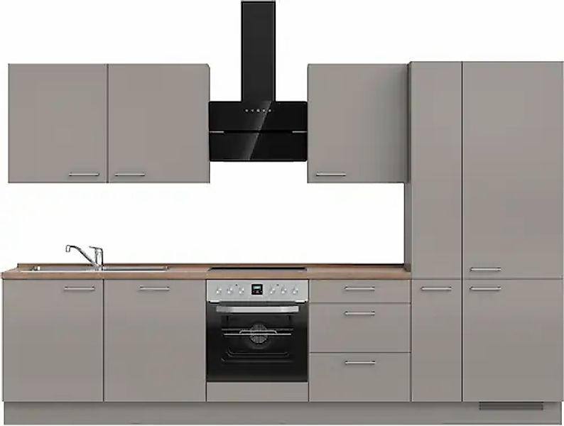 nobilia® Küchenzeile »"Laser II"«, vormontiert, Ausrichtung wählbar, Breite günstig online kaufen