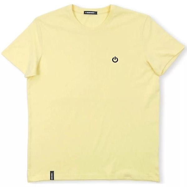 Organic Monkey  T-Shirts & Poloshirts Power Off T-Shirt - Yellow Mango günstig online kaufen