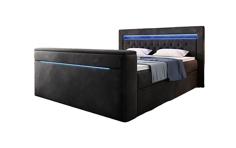 Luxusbetten24 Boxspringbett Jupiter, mit TV Lift, günstig online kaufen
