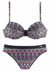 LASCANA Bügel-Bikini mit unifarbener Schlaufe zwischen günstig online kaufen