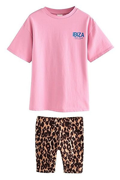 Next Shirt & Shorts T-Shirt und Radlershorts aus 100 % Baumwolle (2-tlg) günstig online kaufen