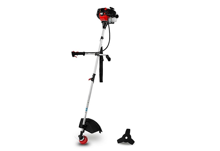 EBERTH Benzin-Rasentrimmer Freischneider Rasentrimmer Multitool 2in1 Benzin günstig online kaufen