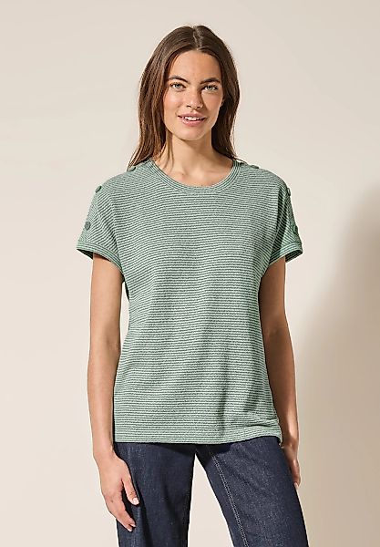 Cecil T-Shirt, aus softem Materialmix günstig online kaufen