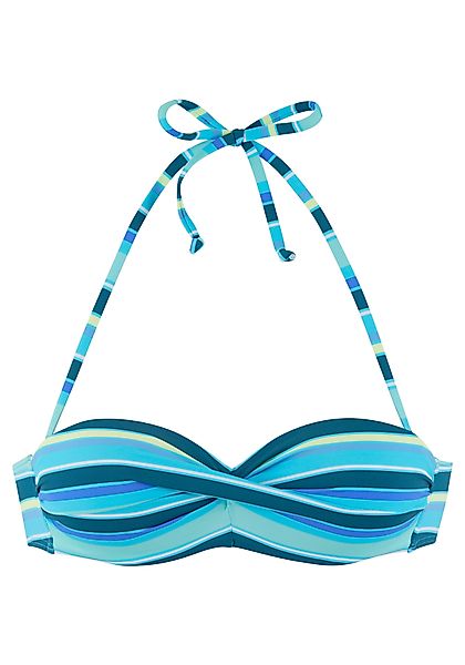 s.Oliver Bügel-Bandeau-Bikini-Top Fun, im trendigen Streifen-Design günstig online kaufen