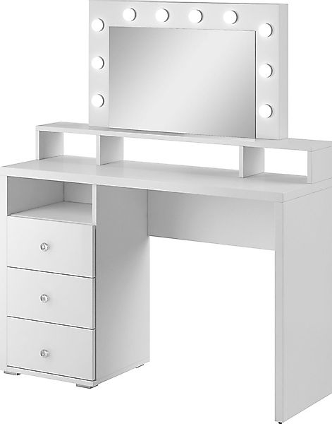 INOSIGN Schminktisch »Diva Frisiertisch Hollywood Theater 120x136x40cm«, (3 günstig online kaufen