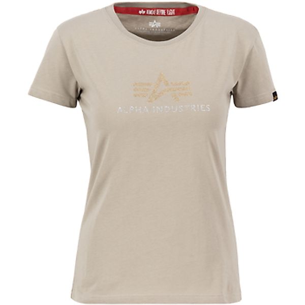 Alpha Industries  T-Shirts & Poloshirts Crystal T Women - vintage sand günstig online kaufen