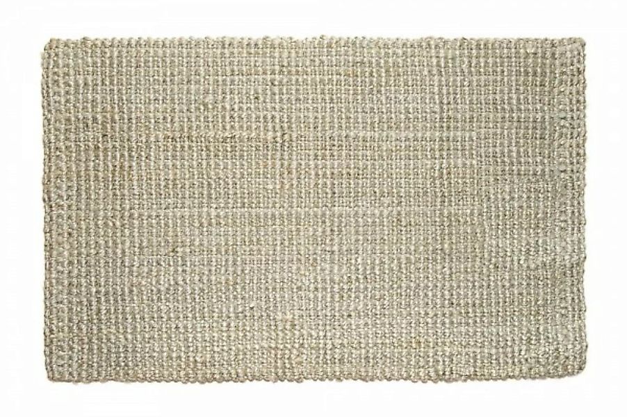Fußmatte "Hampton", Jute Matte L 90 x 60 cm Grau günstig online kaufen