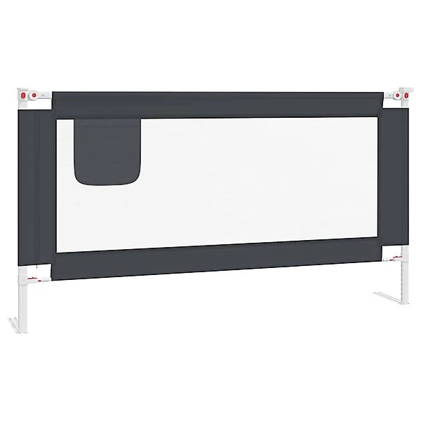 Kleinkind-bettschutzgitter Dunkelgrau 160x25 Cm Stoff günstig online kaufen