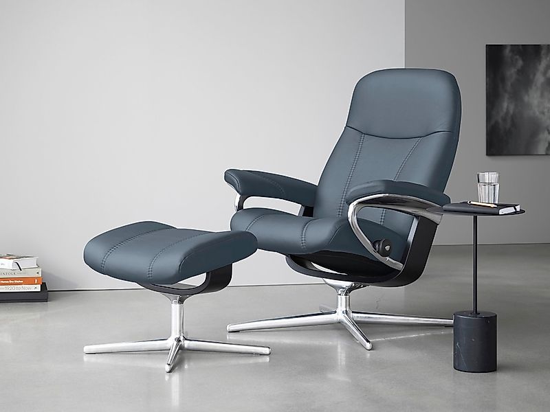 Stressless Relaxsessel "Consul" mit Cross Base, Größe S, M & L, Holzakzent günstig online kaufen