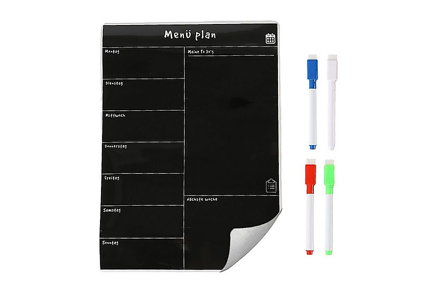 relaxdays Memoboard Speiseplan Wochenplaner magnetisch günstig online kaufen
