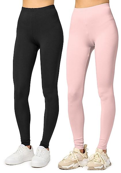 Merry Style Leggings 2er Pack Viskose Damen Lang Hose MS10-143 (2-tlg) günstig online kaufen