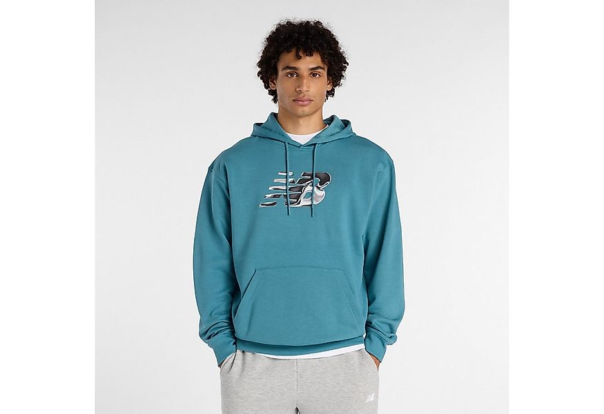 New Balance Kapuzensweatshirt AAZ Mens Lifestyle Hoodie BIG TEAL sportliche günstig online kaufen