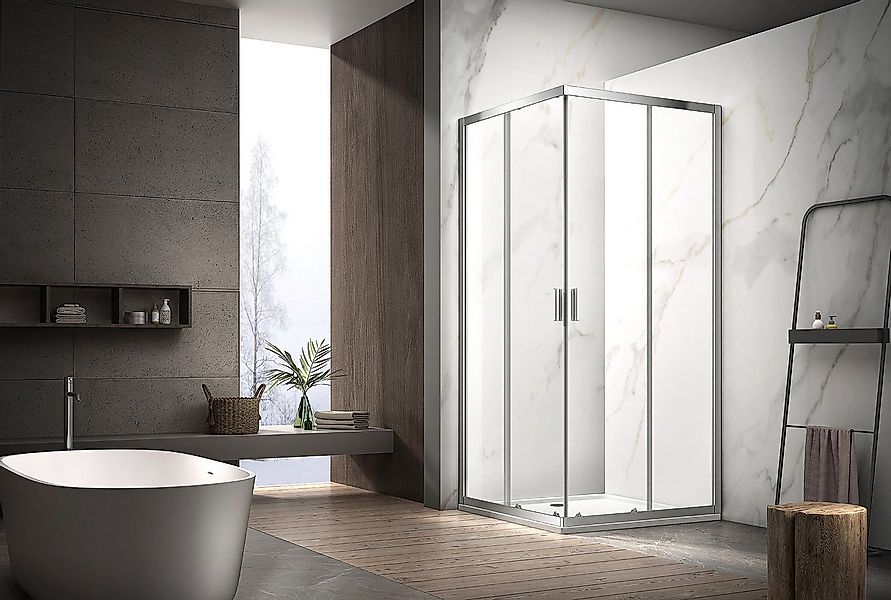 welltime Eckdusche New Summer, BxT: 80x80 cm, Einscheibensicherheitsglas, v günstig online kaufen