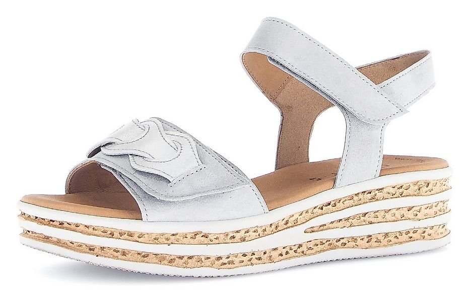 Gabor Keilsandalette, Sommerschuh, Riemchensandale mit praktischen Klettver günstig online kaufen